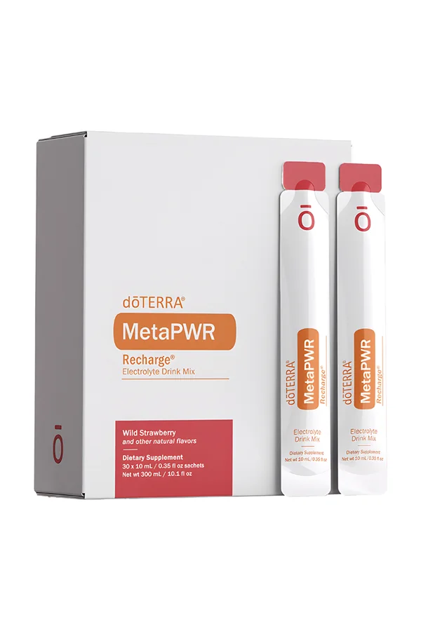 Электролитный напиток MetaPWR Recharge, дикая клубника, 30 саше